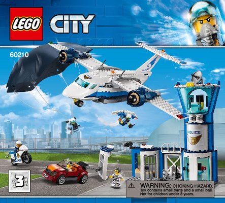 Notice / Instructions de Montage - LEGO - 60210 - Sky Police Air Base: Page 1