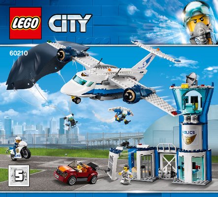 Notice / Instructions de Montage - LEGO - 60210 - Sky Police Air Base: Page 1