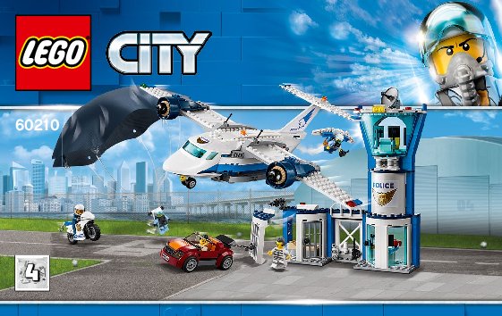 Notice / Instructions de Montage - LEGO - 60210 - Sky Police Air Base: Page 1