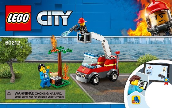 Notice / Instructions de Montage - LEGO - 60212 - Barbecue Burn Out: Page 1