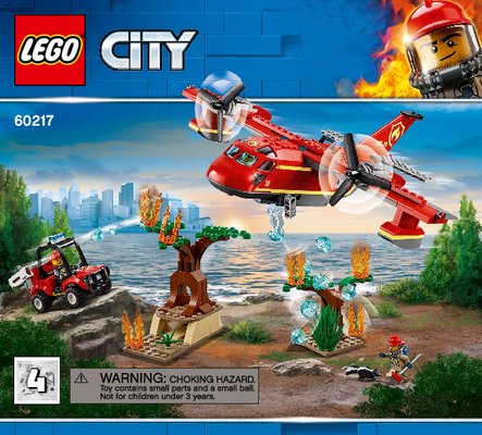 Notice / Instructions de Montage - LEGO - 60217 - Fire Plane: Page 1