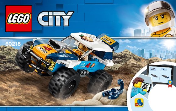 Notice / Instructions de Montage - LEGO - 60218 - Desert Rally Racer: Page 1