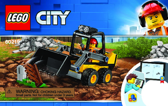 Notice / Instructions de Montage - LEGO - 60219 - Construction Loader: Page 1