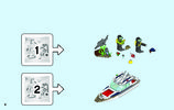 Notice / Instructions de Montage - LEGO - 60221 - Diving Yacht: Page 4