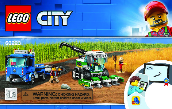 Notice / Instructions de Montage - LEGO - 60223 - Harvester Transport: Page 1