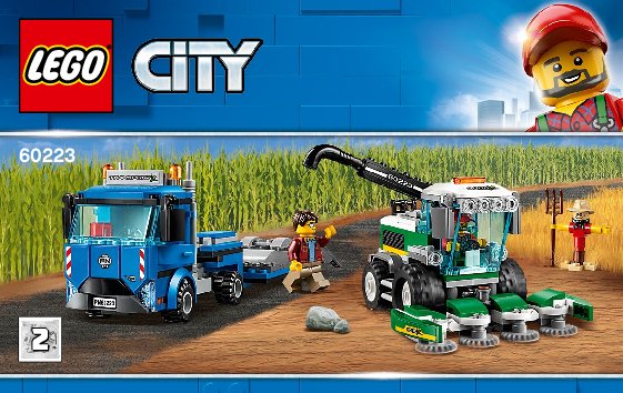 Notice / Instructions de Montage - LEGO - 60223 - Harvester Transport: Page 1