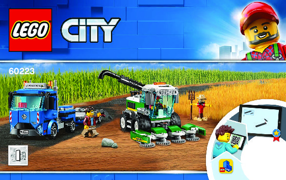 Notice / Instructions de Montage - LEGO - 60223 - Harvester Transport: Page 1