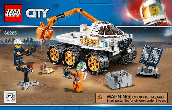 Notice / Instructions de Montage - LEGO - 60225 - Rover Testing Drive: Page 1