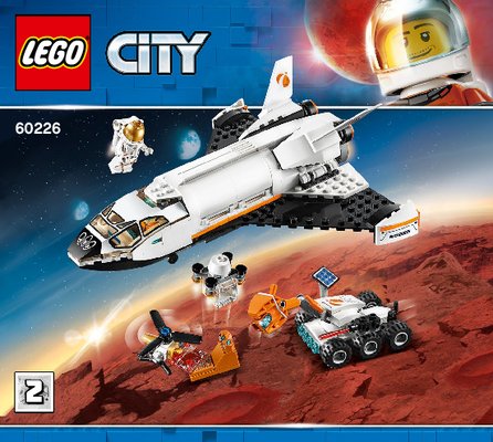 Notice / Instructions de Montage - LEGO - 60226 - Mars Research Shuttle: Page 1