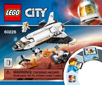 Notice / Instructions de Montage - LEGO - 60226 - Mars Research Shuttle: Page 1