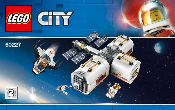 Notice / Instructions de Montage - LEGO - 60227 - Lunar Space Station: Page 1