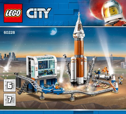 Notice / Instructions de Montage - LEGO - 60228 - Deep Space Rocket and Launch Control: Page 1