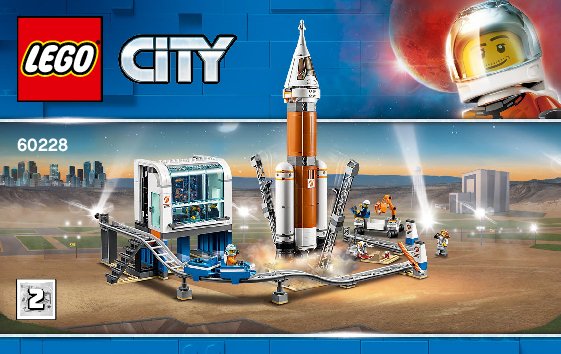 Notice / Instructions de Montage - LEGO - 60228 - Deep Space Rocket and Launch Control: Page 1