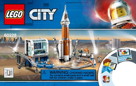 Notice / Instructions de Montage - LEGO - 60228 - Deep Space Rocket and Launch Control: Page 1