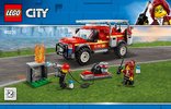 Notice / Instructions de Montage - LEGO - 60231 - Fire Chief Response Truck: Page 1