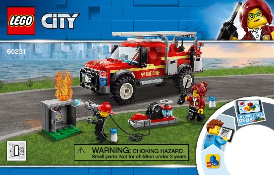 Notice / Instructions de Montage - LEGO - 60231 - Fire Chief Response Truck: Page 1