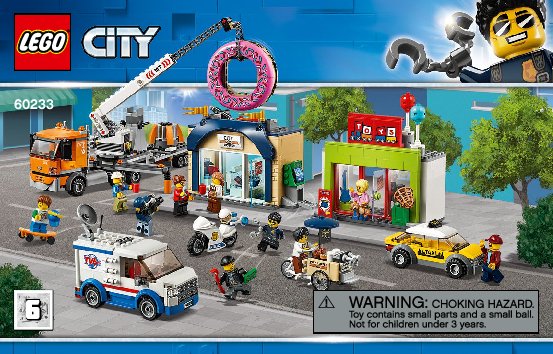 Notice / Instructions de Montage - LEGO - 60233 - Donut shop opening: Page 1