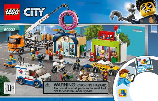 Notice / Instructions de Montage - LEGO - 60233 - Donut shop opening: Page 1