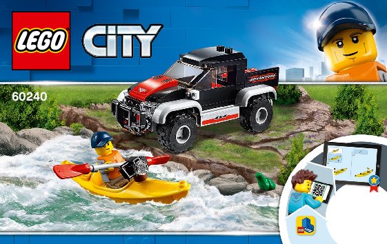 Notice / Instructions de Montage - LEGO - 60240 - Kayak Adventure: Page 1