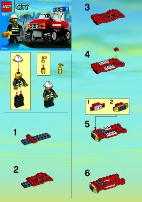 Notice / Instructions de Montage - LEGO - 65809 - City Tri-Pack: Page 1