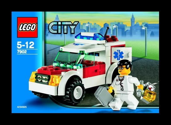 Notice / Instructions de Montage - LEGO - 66116 - City Emergency Co-Pack: Page 1