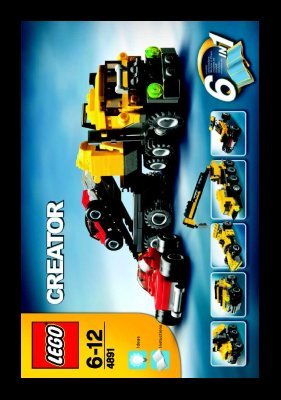 Notice / Instructions de Montage - LEGO - 66169 - Co-Pack 4891+7246: Page 1