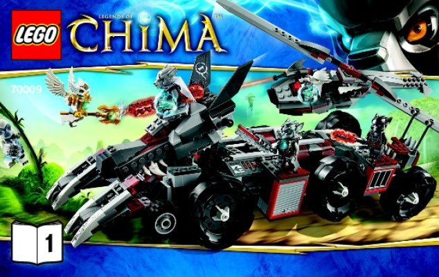 Notice / Instructions de Montage - LEGO - 66474 - LEGO Chima Super Pack: Page 1