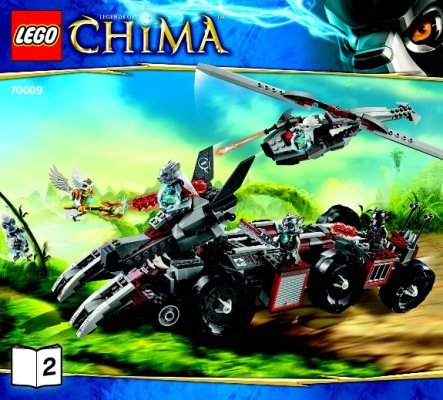 Notice / Instructions de Montage - LEGO - 66474 - LEGO Chima Super Pack: Page 1