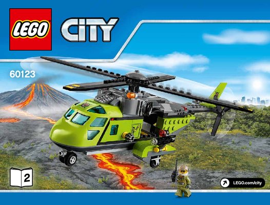 Notice / Instructions de Montage - LEGO - 66540 - CITY Volcano Value Pack: Page 1