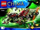 Notice / Instructions de Montage - LEGO - Legends of Chima - 70006 - Le Croc Navire Cragger: Page 1