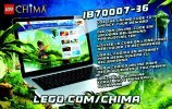 Notice / Instructions de Montage - LEGO - Legends of Chima - 70007 - Le roadster d'Eglor: Page 77