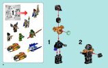 Notice / Instructions de Montage - LEGO - Legends of Chima - 70010 - Le temple de la tribu Lion: Page 4