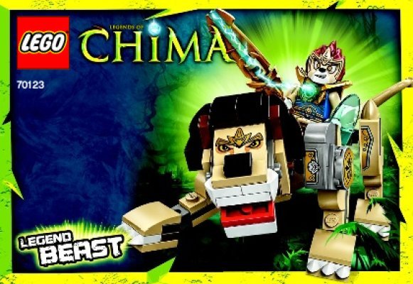 Notice / Instructions de Montage - LEGO - Legends of Chima - 70123 - Le lion légendaire: Page 1