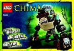 Notice / Instructions de Montage - LEGO - Legends of Chima - 70125 - Le gorille légendaire: Page 1