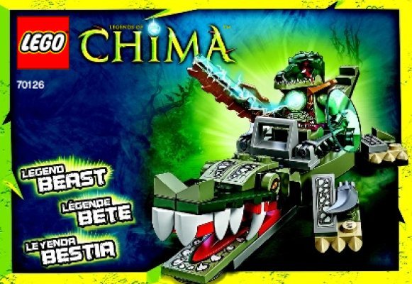 Notice / Instructions de Montage - LEGO - Legends of Chima - 70126 - Le croco légendaire: Page 1