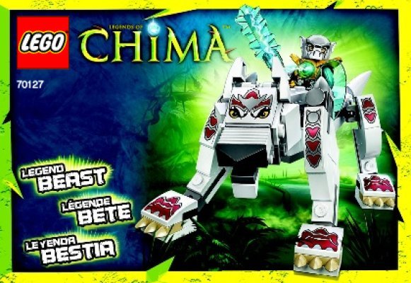 Notice / Instructions de Montage - LEGO - Legends of Chima - 70127 - Le loup légendaire: Page 1