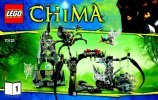 Notice / Instructions de Montage - LEGO - Legends of Chima - 70133 - La grotte de Spinlyn: Page 1