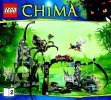 Notice / Instructions de Montage - LEGO - Legends of Chima - 70133 - La grotte de Spinlyn: Page 1