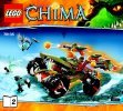 Notice / Instructions de Montage - LEGO - Legends of Chima - 70135 - Le Croc' tireur de feu: Page 1