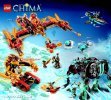 Notice / Instructions de Montage - LEGO - Legends of Chima - 70135 - Le Croc' tireur de feu: Page 42