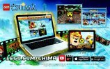 Notice / Instructions de Montage - LEGO - Legends of Chima - 70141 - Le planeur Vautour des glaces: Page 72