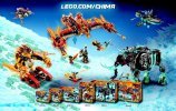 Notice / Instructions de Montage - LEGO - Legends of Chima - 70141 - Le planeur Vautour des glaces: Page 73