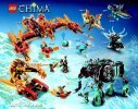 Notice / Instructions de Montage - LEGO - Legends of Chima - 70142 - Le planeur Aigle de feu d'Eris: Page 76