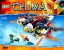 Notice / Instructions de Montage - LEGO - Legends of Chima - 70142 - Le planeur Aigle de feu d'Eris: Page 1