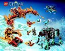 Notice / Instructions de Montage - LEGO - Legends of Chima - 70142 - Le planeur Aigle de feu d'Eris: Page 76