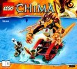 Notice / Instructions de Montage - LEGO - Legends of Chima - 70144 - Le Tank Lion de Feu: Page 1