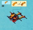 Notice / Instructions de Montage - LEGO - Legends of Chima - 70144 - Le Tank Lion de Feu: Page 43