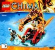 Notice / Instructions de Montage - LEGO - Legends of Chima - 70144 - Le Tank Lion de Feu: Page 1