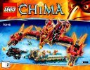 Notice / Instructions de Montage - LEGO - Legends of Chima - 70146 - Le temple du Phoenix de Feu: Page 1