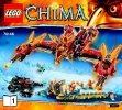 Notice / Instructions de Montage - LEGO - Legends of Chima - 70146 - Le temple du Phoenix de Feu: Page 1